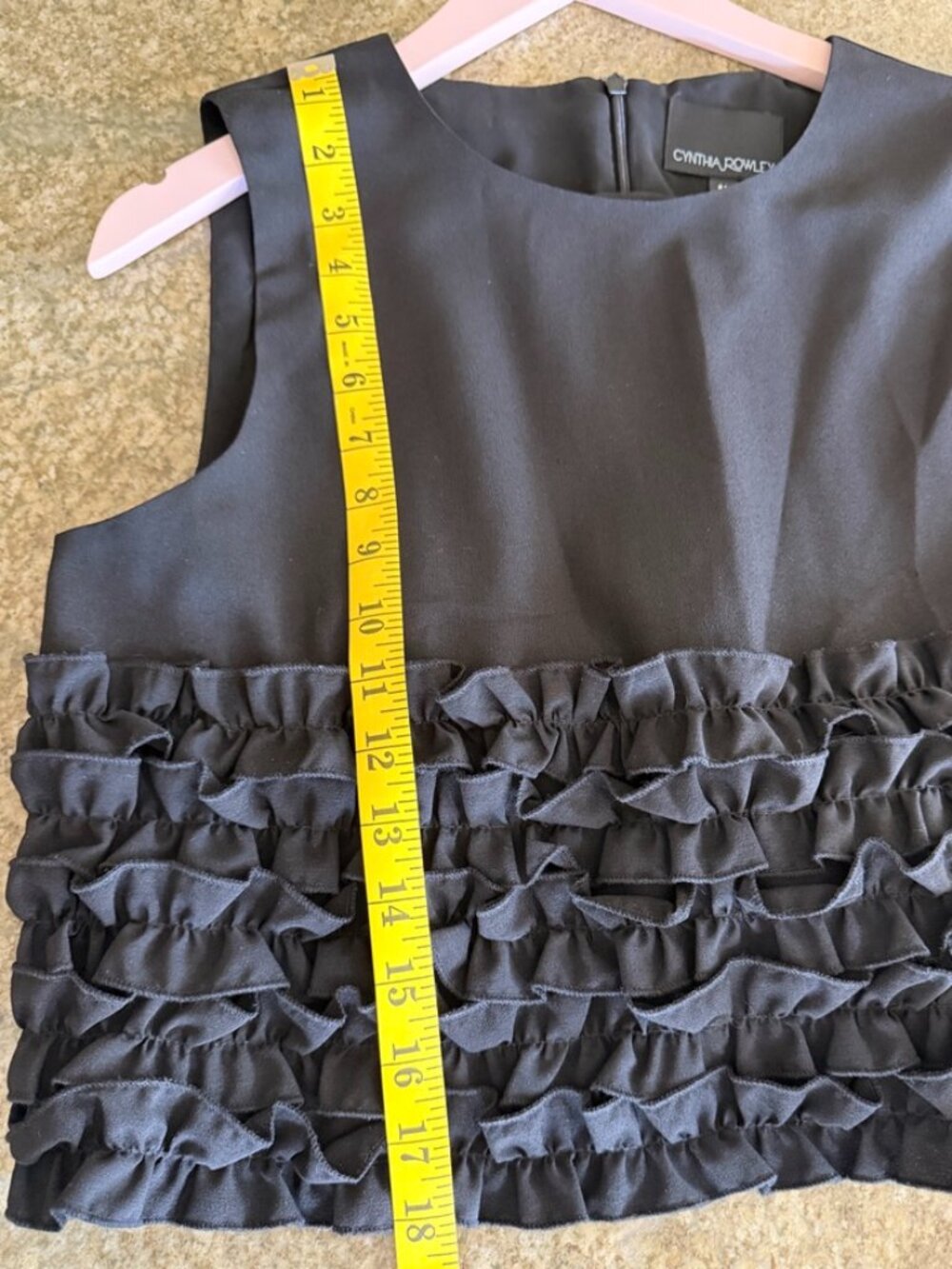 Cynthia Rowley Mini Ruffle Shell - Picture 8 of 9